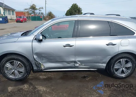 2019 Acura Mdx Standard z USA, uszkodzony, nr VIN 5J8YD4H38KL034607